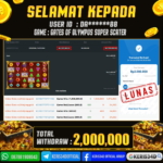 JACKPOT SLOT GACOR MAIN GATES OF OLYMPUS SUPER SCATER 24 JANUARI 2026