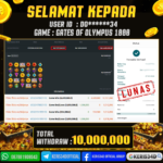 JACKPOT SLOT GACOR MAIN GATES OF OLYMPUS 1000 28 JANUARI 2026