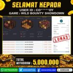 JACKPOT SLOT GACOR MAIN WILD BOUNTY SHOWDOWN 22 FEBRUARI 2026