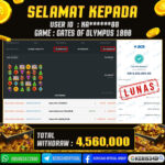 JACKPOT SLOT GACOR MAIN GATES OF OLYMPUS 1000 05 FEBRUARI 2026