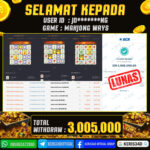 JACKPOT SLOT GACOR MAIN MAHJONG WAYS 03 FEBRUARI 2026